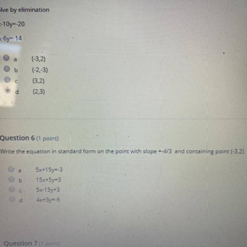 NEED HELP WITH NUMBER SIX I DONT KNOW THE ANSWER . Which one could it be A,B,C,D ! Please explain