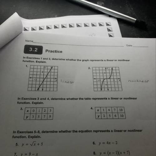 Please help me for 3 and 4