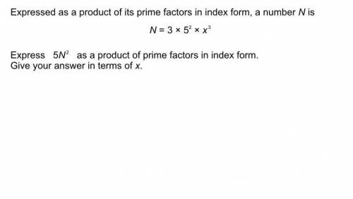 Prime factors x algebra help!