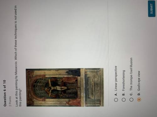 Look at this painting by masaccio. which of these techniques is not used in this painting?