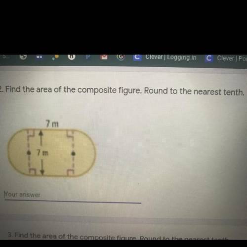 Find the area of the composite figure. Round to the nearest tenth.