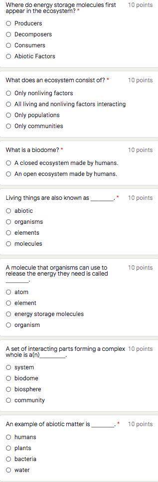 Please help with Science ASAP The questions are located in the attachments below