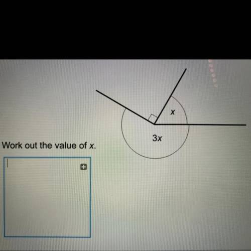 How do you work out the value of x?