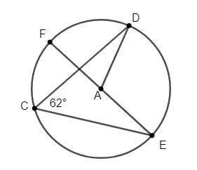 Consider circle a. what is the measure of m