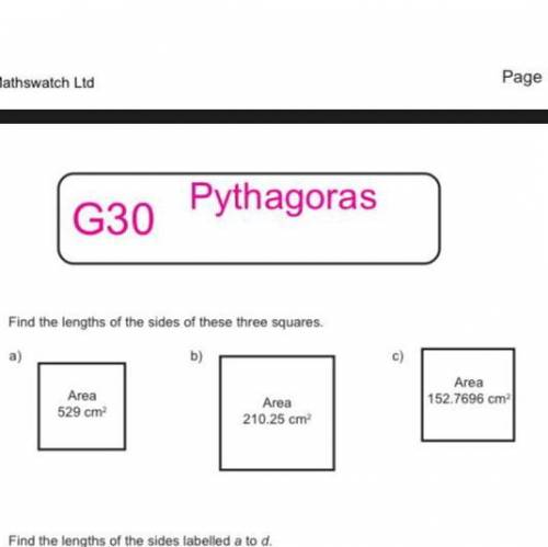 Can somebody please help me, I really suck at pythagoras :(