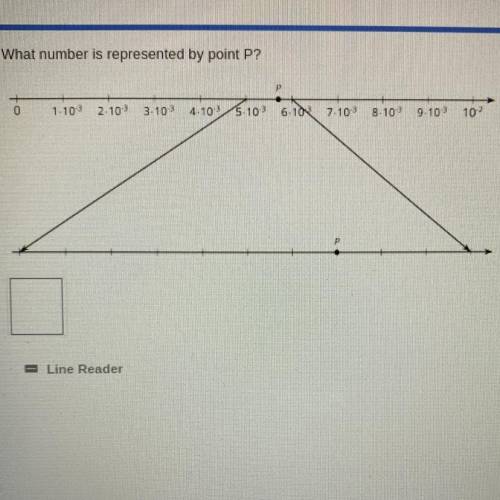 What number represented by point P???