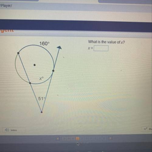 Please help!! What is the value of x??