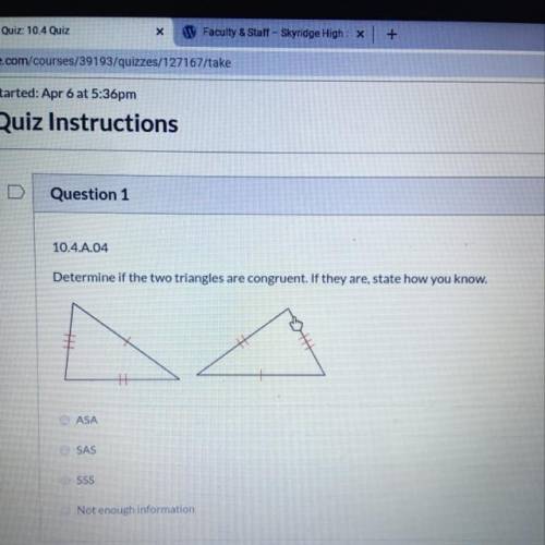 This is a q for sss and sas triangle congruence assignment some help would be nice