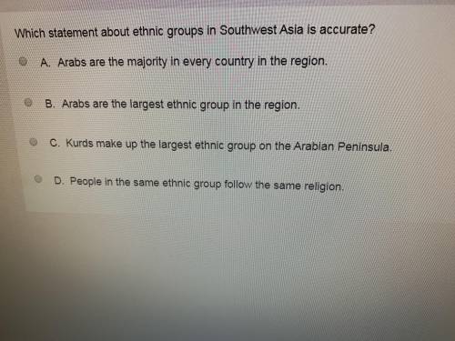 Which statement about the neck groups in southwest Asia is accurate