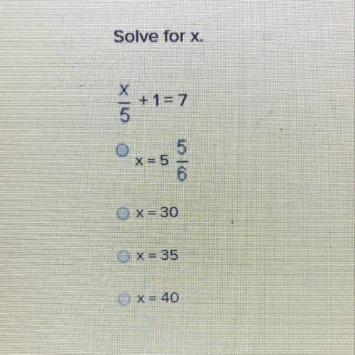 Solve solve solve for x