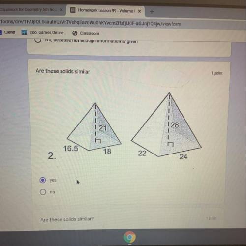 I NEED HELP ASAP Question: are the solids similar?