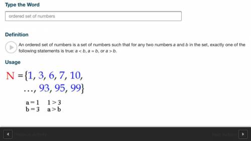 Can I please have the order set of numbers that belong in the answer box?