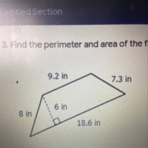 How to find the area?
