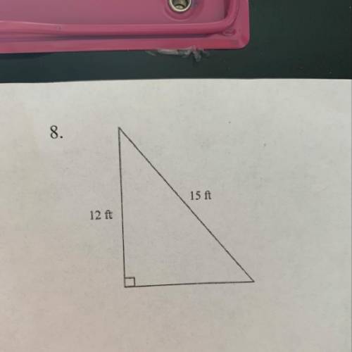 Slove the following triangle. All missing sides and angles should be found