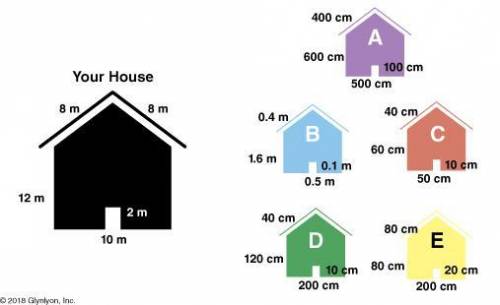 You build a model of your house. To be as accurate as possible the model needs to be proportional to