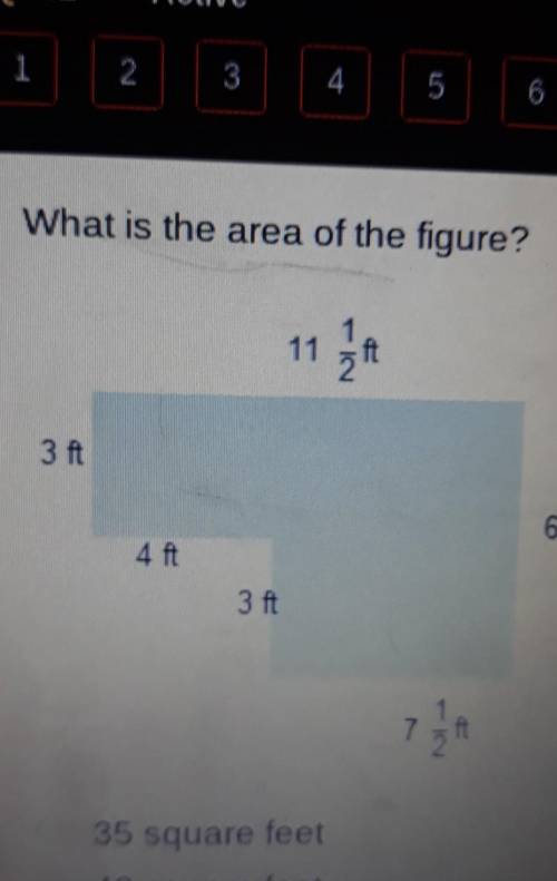 What is the area of the figure?3 A6 A3 f