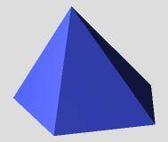 The pyramid shown has a volume of 248.22 units3 and a base area of 102.01 units2. Find the height of