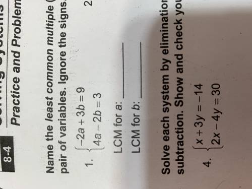 Please help on question 1