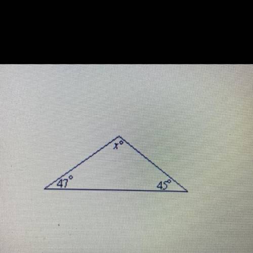 Find the value of x then classify the triangle