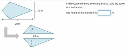 What is the height of the triangles?