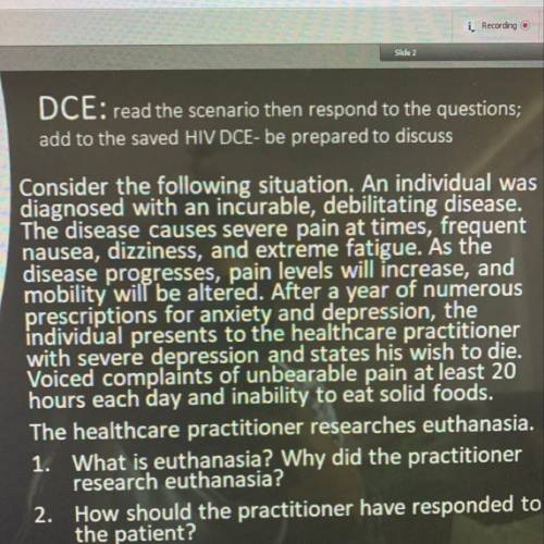2. How should the practitioner have responded to the patient?