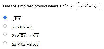 Find the simplified product
