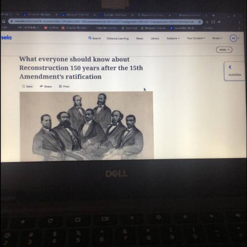 (1030L - newsela U.S. History What everyone should know about Reconstruction 150 years after the 15t