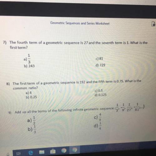 Answer all three please having trouble