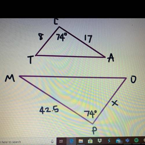 Determine if the two figures are similar. identify pairs of congruent angles and corresponding sides