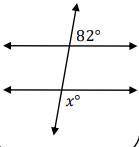 Please solve for angle X