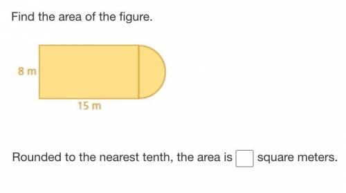 Find The Area Of The Figure, Round It To The Nearest Tenth