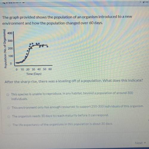 PLEASE I NEED HELP ILL GIVE U ALL THE POINTS U WANT PLEASEEEEE the graph provided shows the populati