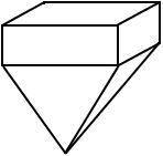 PLEASE SOMEONE HELP ME ASAPWhich statement is true about the composite solid?A rectangular pyramid o