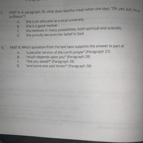 I need to know the answer to both of these questions right now really fast pleasee