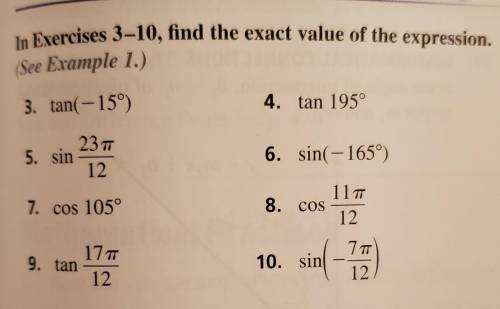 I only need assistance with 8, 9, and 10. Help would be very much appreciated :)