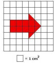 What is the area of this polygon a) 8cm b) 10cm c) 12cm d) 14cm