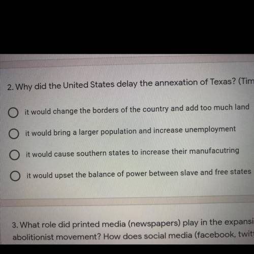 Why did the United States delay the annexation of Texas?