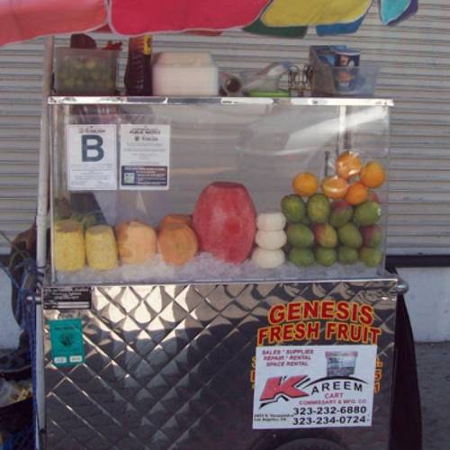 Why is working at a fruit cart important?