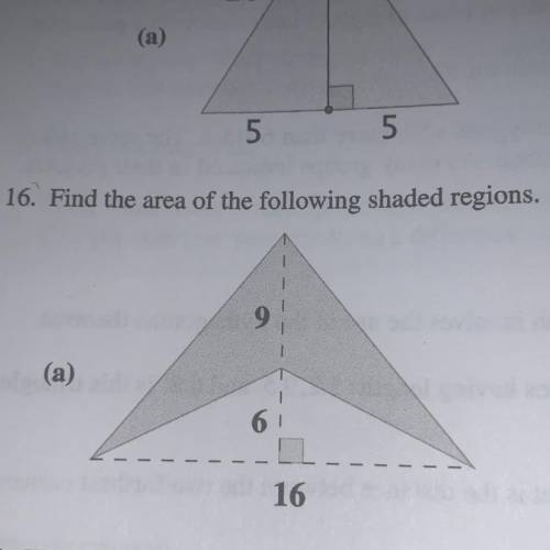Need help on 16!! Finding the area