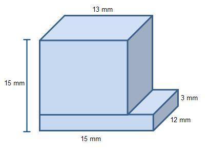HELP 20POINTS WILLMARKBRAINLIEST!! What is the volume of the composite figure shown below? 1,008mm.3