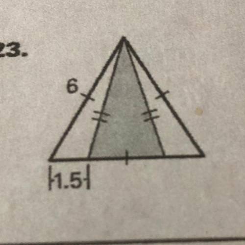 Find the probability that a randomly chosen point in the figure lies in the shaded region. Show your