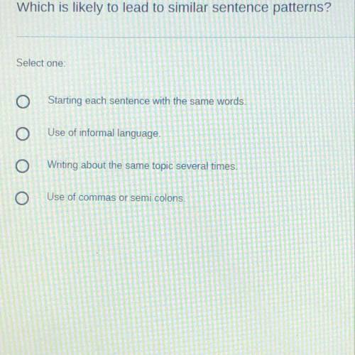 Which is likely to lead to similar sentence patterns?