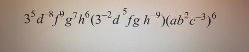 Simplify There should not be be any negative exponents in your answer. (Show on paper)