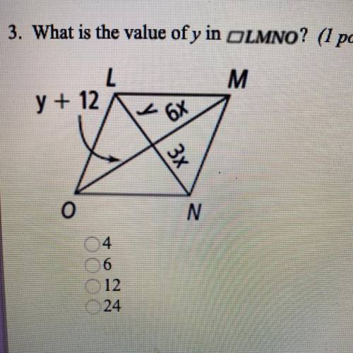 What’s the value of y?