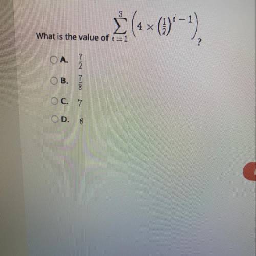 What is the value of i = 1
