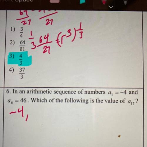 What is the answer to #6?
