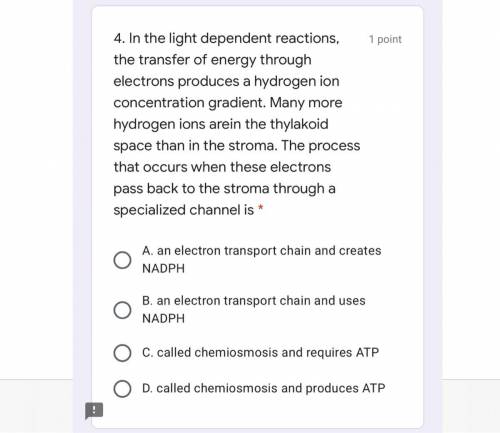 If you know about light dependent reactions in photosynthesis for bio, i need your help!