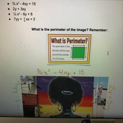 Help please . Can someone at least explain how I can find the perimeter .