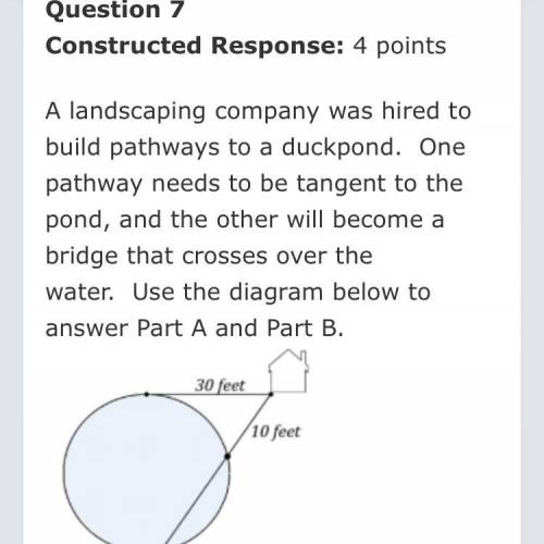 Part A is asking how long the bridge is and Part B is asking how expensive it would be if each foot