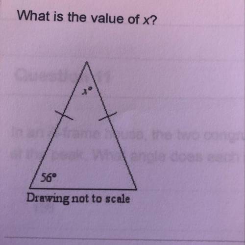 What is the value of x? Image included